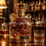 跨境新品whiskey玻璃泡酒瓶