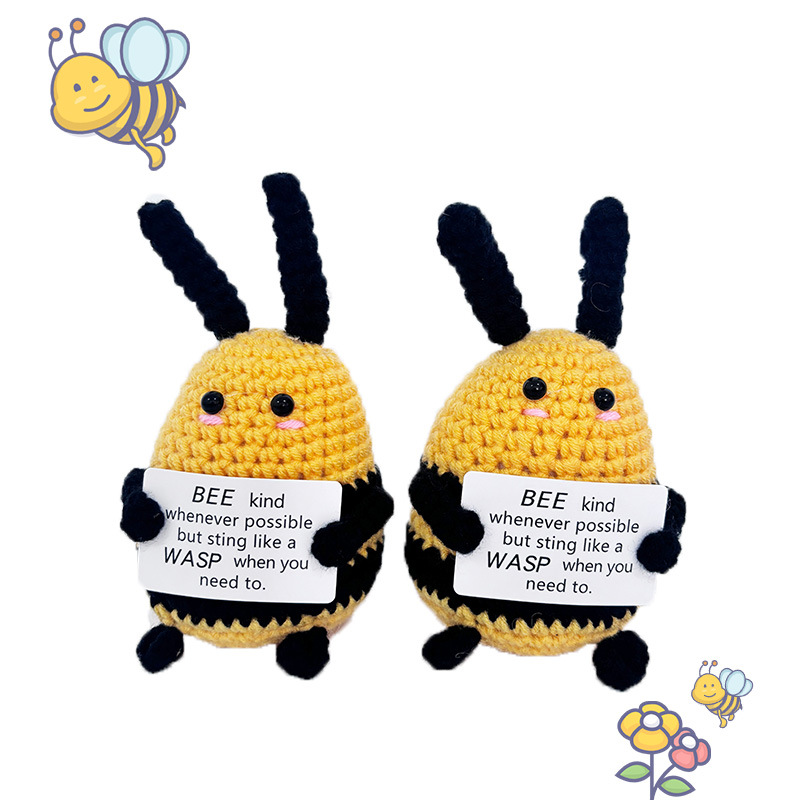 Transfronterizo al por mayor hecho a mano de punto de felpa de energía positiva de la patata emocional vegetal adornos de frutas de juguete pequeño regalo