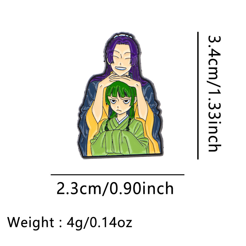 药屋少女的呢喃胸针卡通金属徽章创意动漫饰品勋章服装胸针配饰|undefined