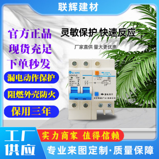 Zhujiang Electric Leakage Switch Leakage Sensitive Protector Switch 2P63 Leakage Protection Circuit Breaker Main Switch Household Switch