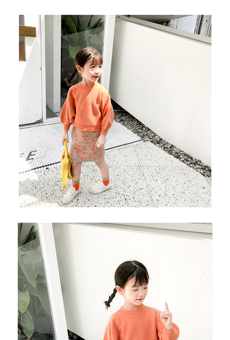 Ensemble pull tricoté pour filles, édition coréenne, manteau, robe de princesse, à la mode, pour bébé, nouvelle collection automne 2023_voghion.com