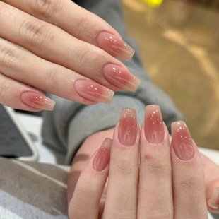 Kaishen Wearing Armor Pure Jade Blush (New Chinese) Blush Gentle Temperament Naked Color Removable Nail Art Patch