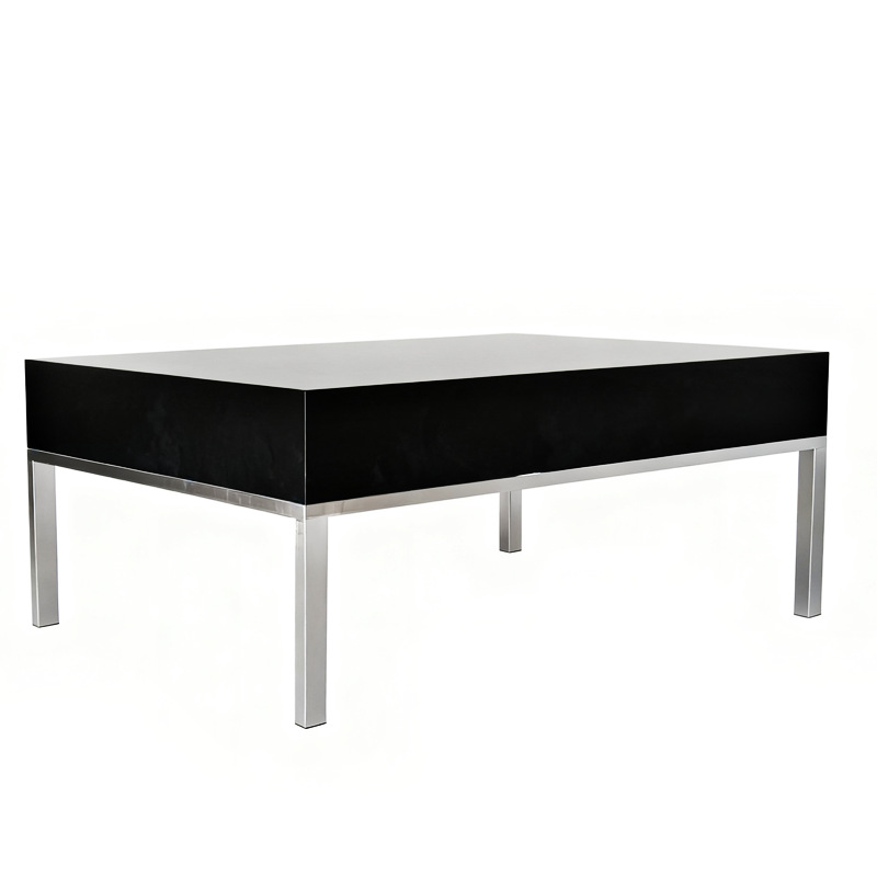 Tienda de ropa estante alto y bajo plataforma de montaje de piso de exhibición de almacenamiento de adornos de hierro forjado estante de exhibición de ropa de hombre