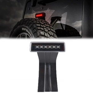 Wrangler 07-17 JK üçün modifikasiya edilmiş yüksək montajlı əyləc işığı LED aksesuarları tüstülü qara
