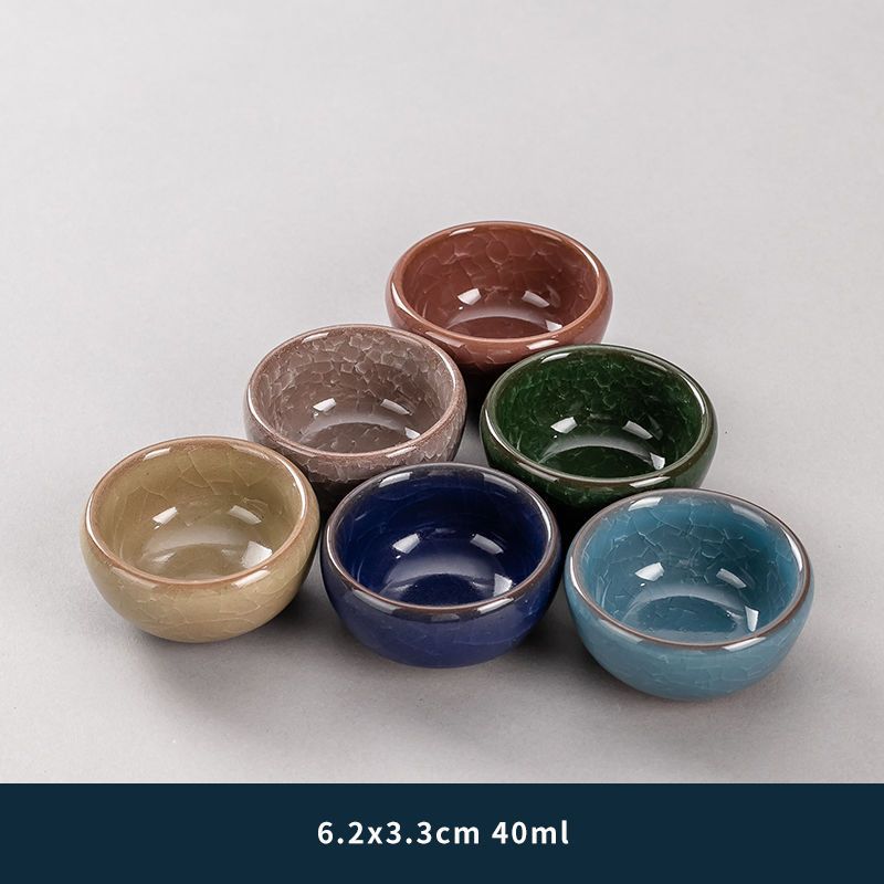 얼음 균열 컵 6 팩-6 색 컵