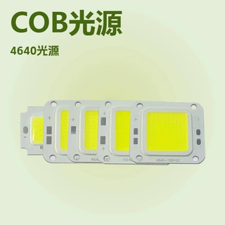 投光灯倒装 COB 4640 光源，5W - 100W 集成投光灯灯珠，跨境批量