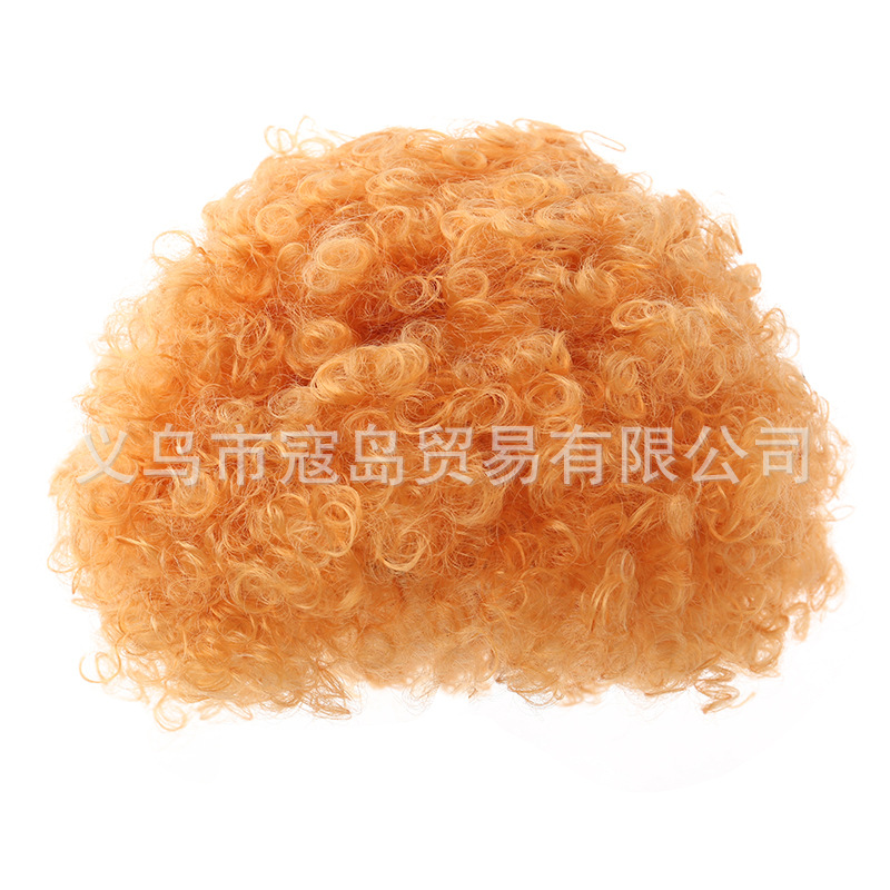 Peluca retro multicolor para Halloween discoteca cosplay y fiestas