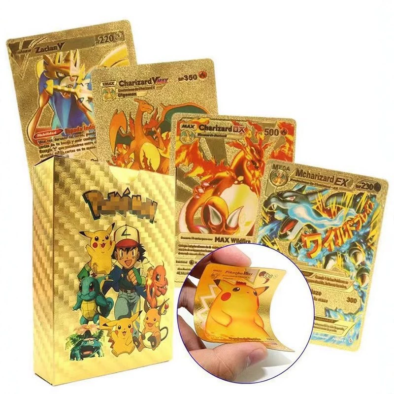 Настольная игра ПВХ, увлекательная карточная игра, Покемон