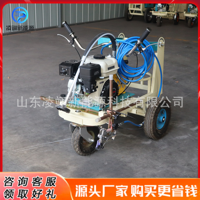 冷喷划线机多功能道路油漆标线喷涂机道路划线车