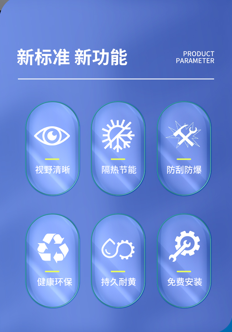 Car film, full car film, heat insulation film, car window anti-explosion film, sunshade and sunscreen film, glass film, electric vehicle sun film