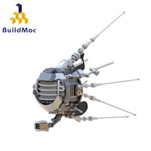 BuildMOC MOC-22995眼机器人小颗粒积木 兼容乐高拼装积木玩具