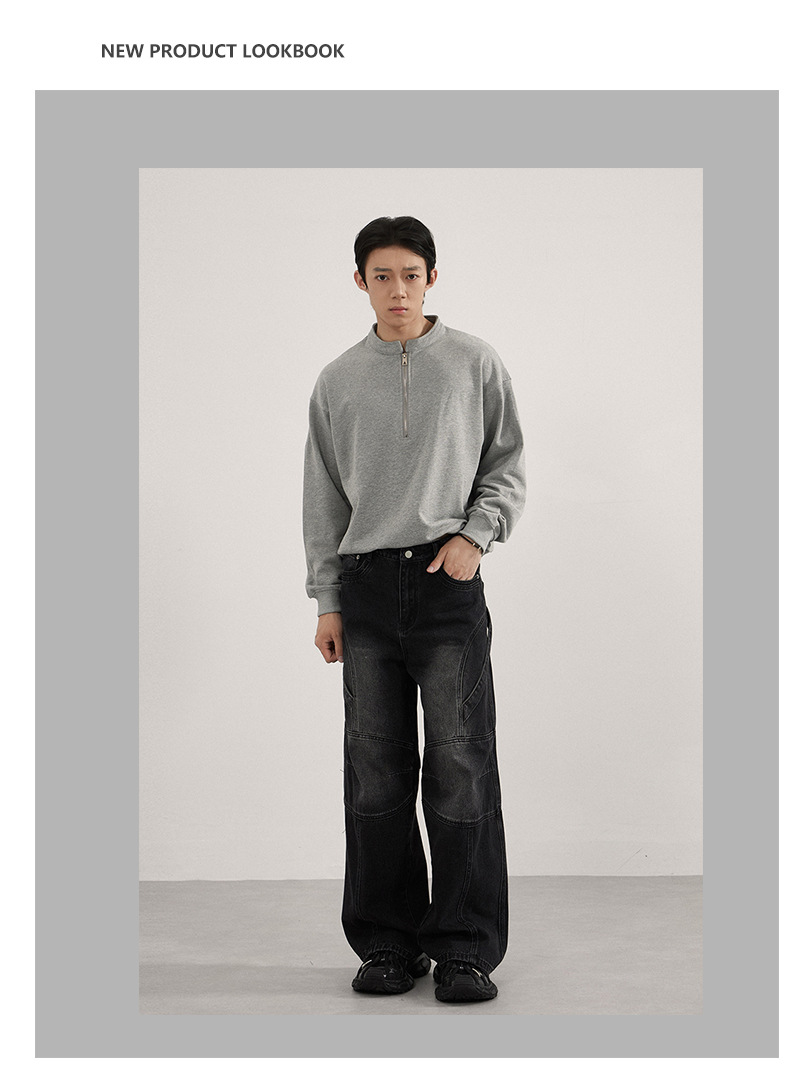 Robuste Herren Jeans Aus Denim Für Motorrad Und Arbeit Baumwolle_voghion.com