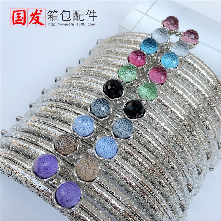 12.5cm semicircular encaje en relieve cabeza de loto de coral oro plateado 10 colores opcionales 0063 - YS