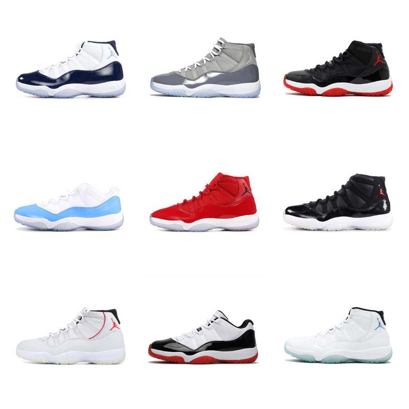 Putian original AJ11 devil king kang buckle high and low help Qiao 11 men's and women's basketball running sneaker cross-border foreign trade