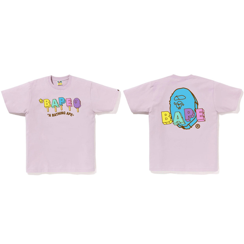 クロスボーダー卸売潮ブランド BAPE エイプヘッド半袖シャークトップ T シャツ供給 240 グラム半袖