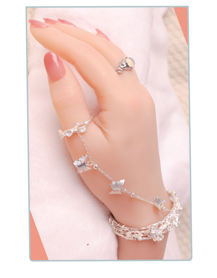 Jiuai Silicone Hand Model Prop, Left Foot Cast, Realistic Female Hand Photography Tool — detail image 6