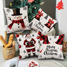 Y2JIT�����羳���鱧����4-Pack Rustic Farmhouse Christmas Thr