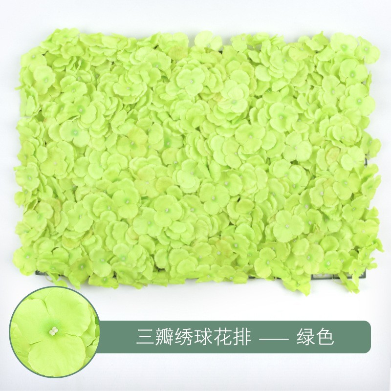 Muro de Flores de Hortensia para Decoración de Bodas, Arreglo Floral, Fondo de Pantalla, Alfombra de Pared, Arreglo Floral Artificial, Muro de Flores Famoso en Internet, Decoración de Bodas al por Mayor