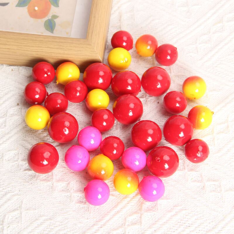 Simulated Foam Fruit Round Ball Red Berry 2cm Cherry Small Red Fruit Christmas Supplies DIY Accessories Ready for Sale Simulated Foam Fruit Round Ball Red Berry 2cm Cherry Small Red Fruit Christmas Supplies DIY Accessories Ready for Sale
