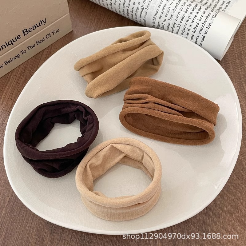 2025 nuevo estilo simple cabello de moda de alta elasticidad correa de correa de cabello multifuncional cubierta de cuero durable cabello bola adornamiento para el cabello