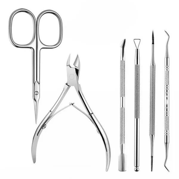 Spot Wholesale D501 Stainless Steel Dead Skin Scissors Set to Remove Dead Skin Calluses and Dead Skin Pliers Manicure and Manicure Tools
