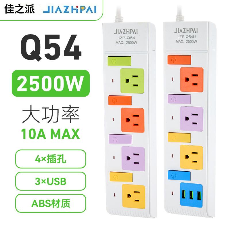 外贸出口墨西哥美国哥伦比亚厄瓜多尔多功能排插跨境专供USB插座