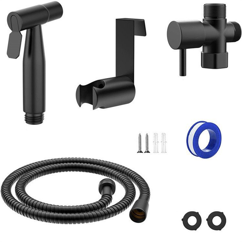 ソースサプライ 304 ステンレス鋼スプレーガン卸売女性用洗浄器トイレスプレーガンセット加圧水鉄砲洗浄器|undefined