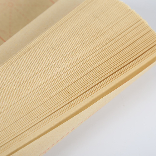 Raw edge paper rice grid rice paper calligraphy practice paper wholesale calligraphy practice paper thickened beginners writing yuan calligraphy paper