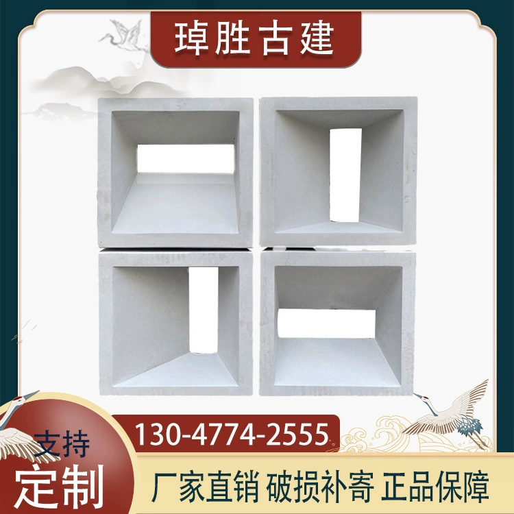 Поставка цементного пустотелого кирпича Чистая красная трехмерная пустотелая Кирпичная Отделка отеля полый пористый кирпич цементная сетка кирпич