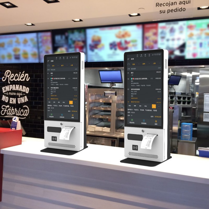 厂家供应广告机 自动化无人商店商场餐厅立式显示屏广告机外壳