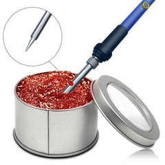 Soldering tip cleaner, Soldering tip cleaning ball, Solder removal ball, Cleaning wire, Soldering tip, Soldering iron ball seat
