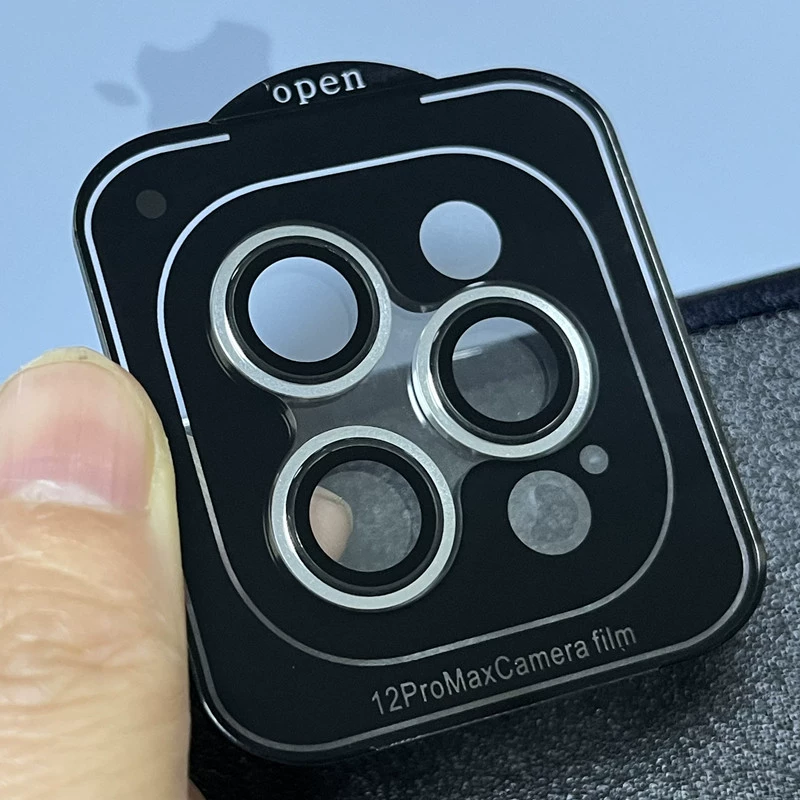 Camera Lens Protector (Apple) iPhone 17 / 17 Pro Max Compatible, Metal Ring, Geolocation Function