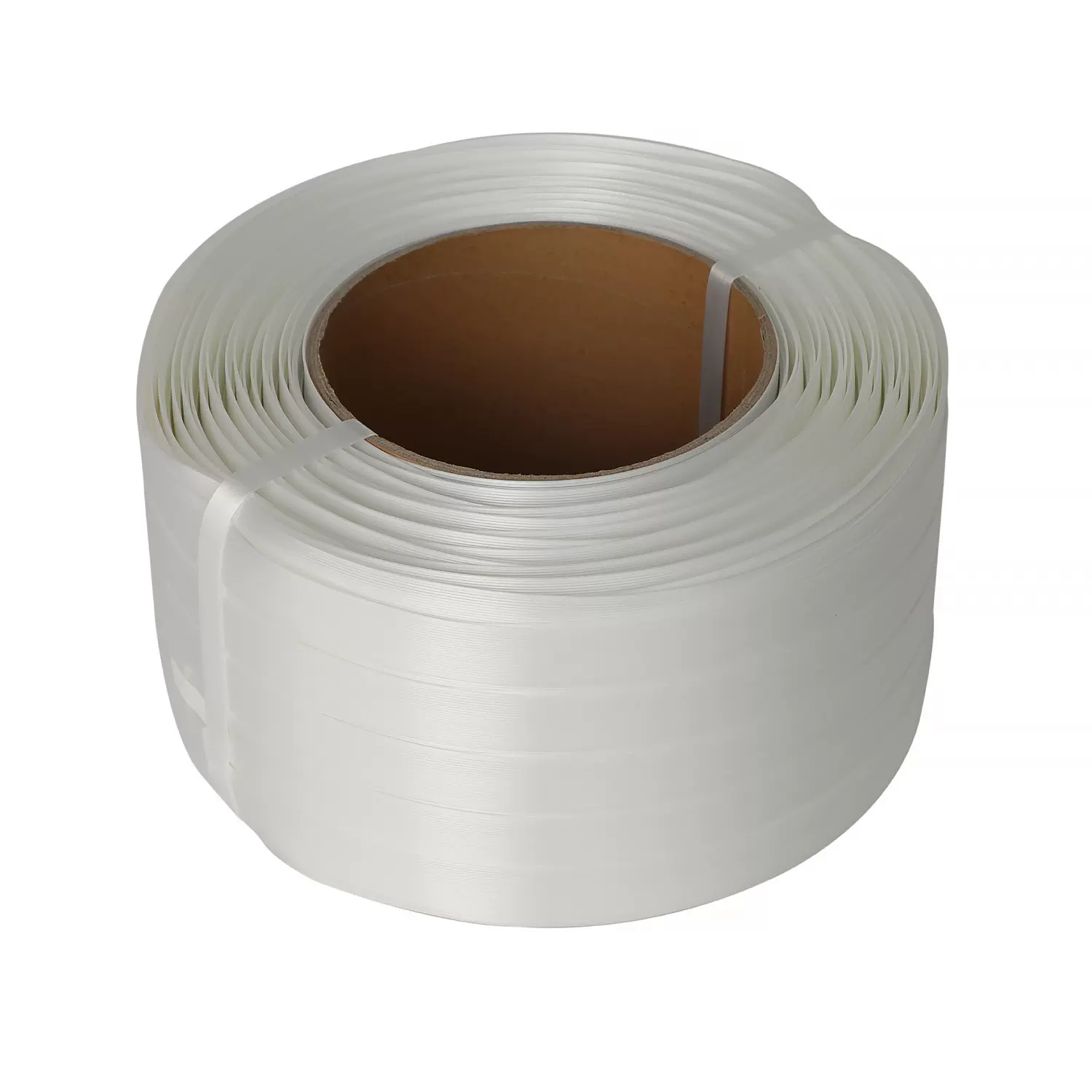 厂家批发19mm包装捆扎带手动白色强拉力聚酯纤维柔性打包带