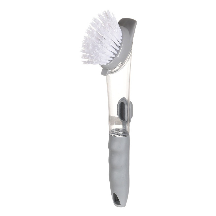 Nueva cocina de mango largo olla hidráulica cepillo de lavado automático líquido cepillo de llenado olla artefacto cepillo de limpieza antiadherente aceite plato perezoso cepillo de lavado