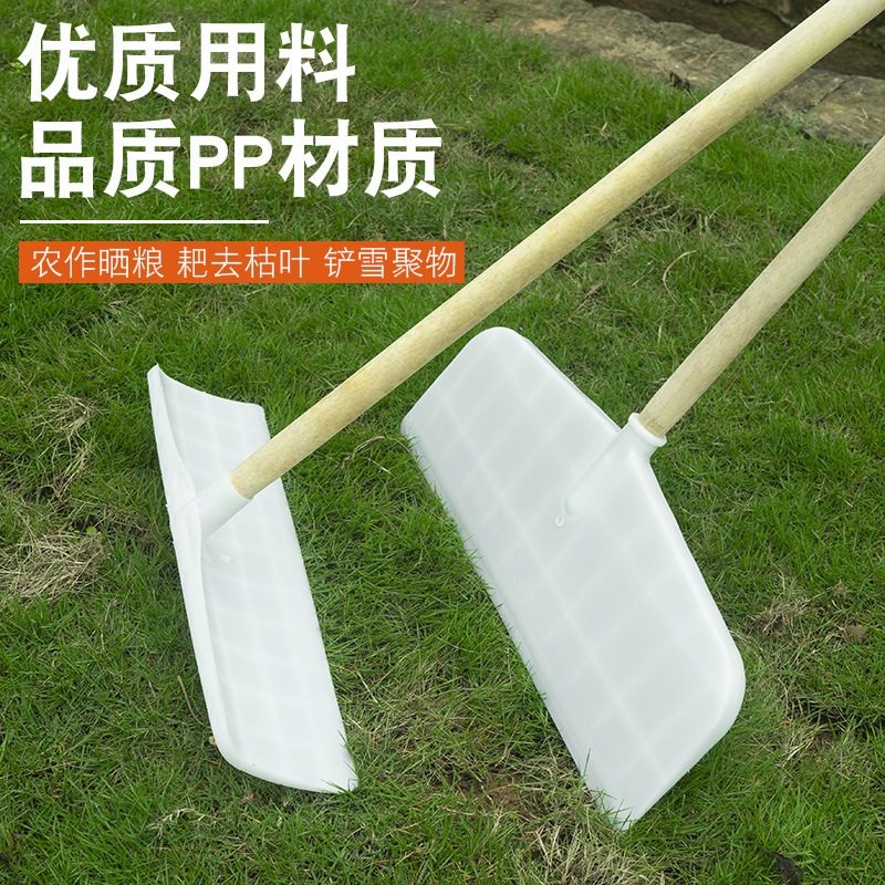 Tempered Plastic Ski foodstuff Dry Foxtail millet greenhouse Snow shovel Leaf Fecal plate Agriculture Rake