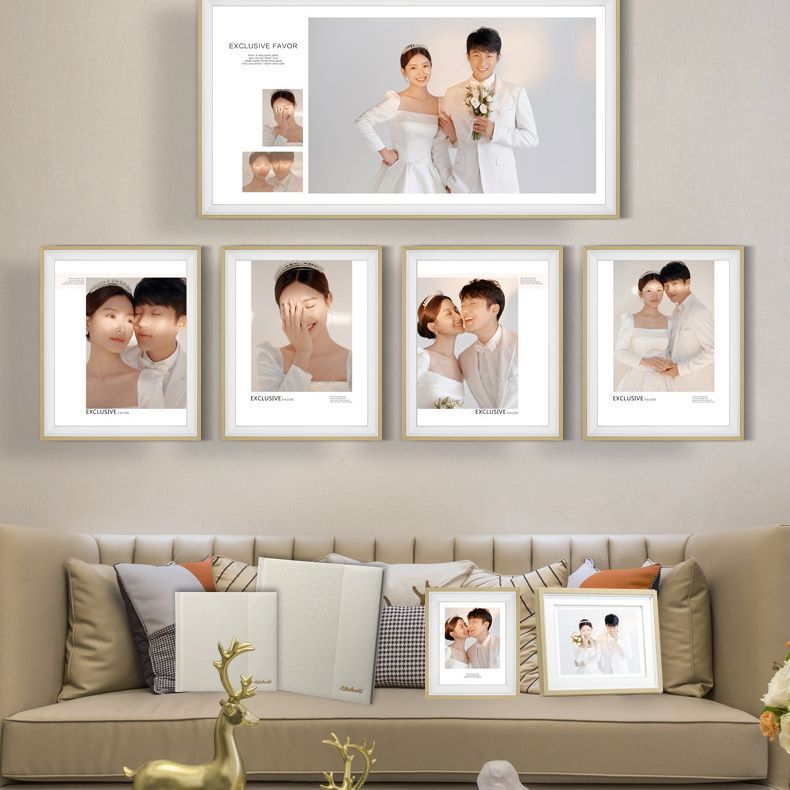 Manufacturer Three-Dimensional Wedding Art Creative Photo Living Room Wall Decoration Environmentally Friendly Rectangular Photo Frame Table Customization Manufacturer Three-Dimensional Wedding Art Creative Photo Living Room Wall Decoration Environmentally Friendly Rectangular Photo Frame Table Customization