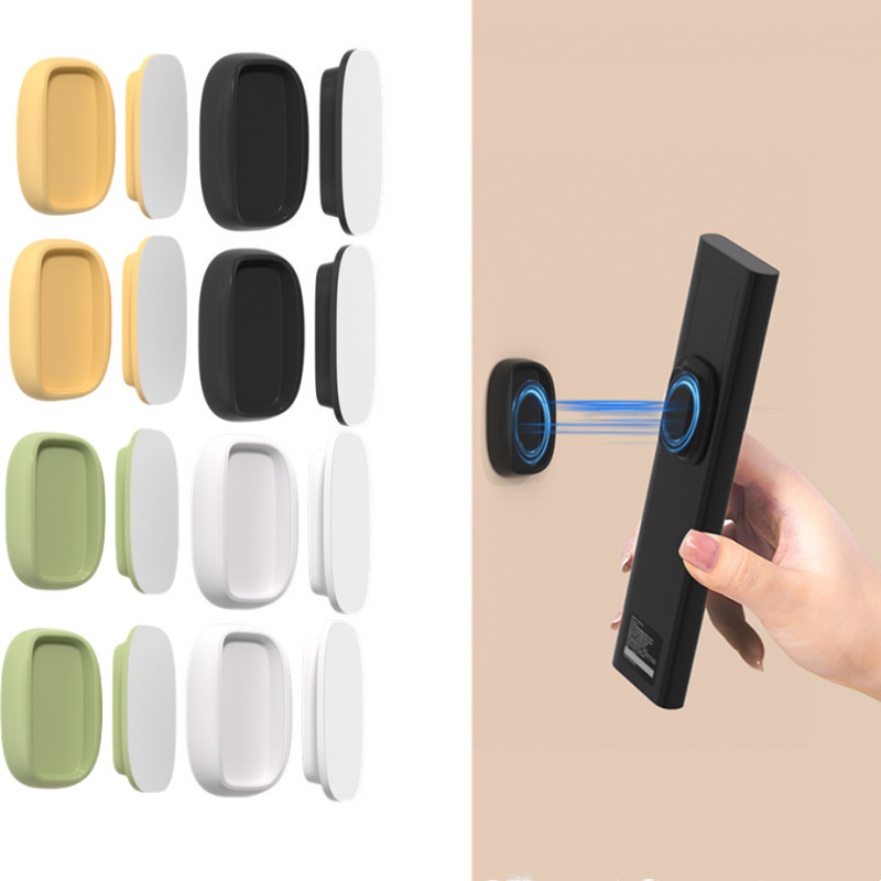 Cross-Border Remote Control Buckle Hook Magnetic Wall-Mounted Punch-Free Strong Magnetic Power Strip Storage Wall-Mounted Holder