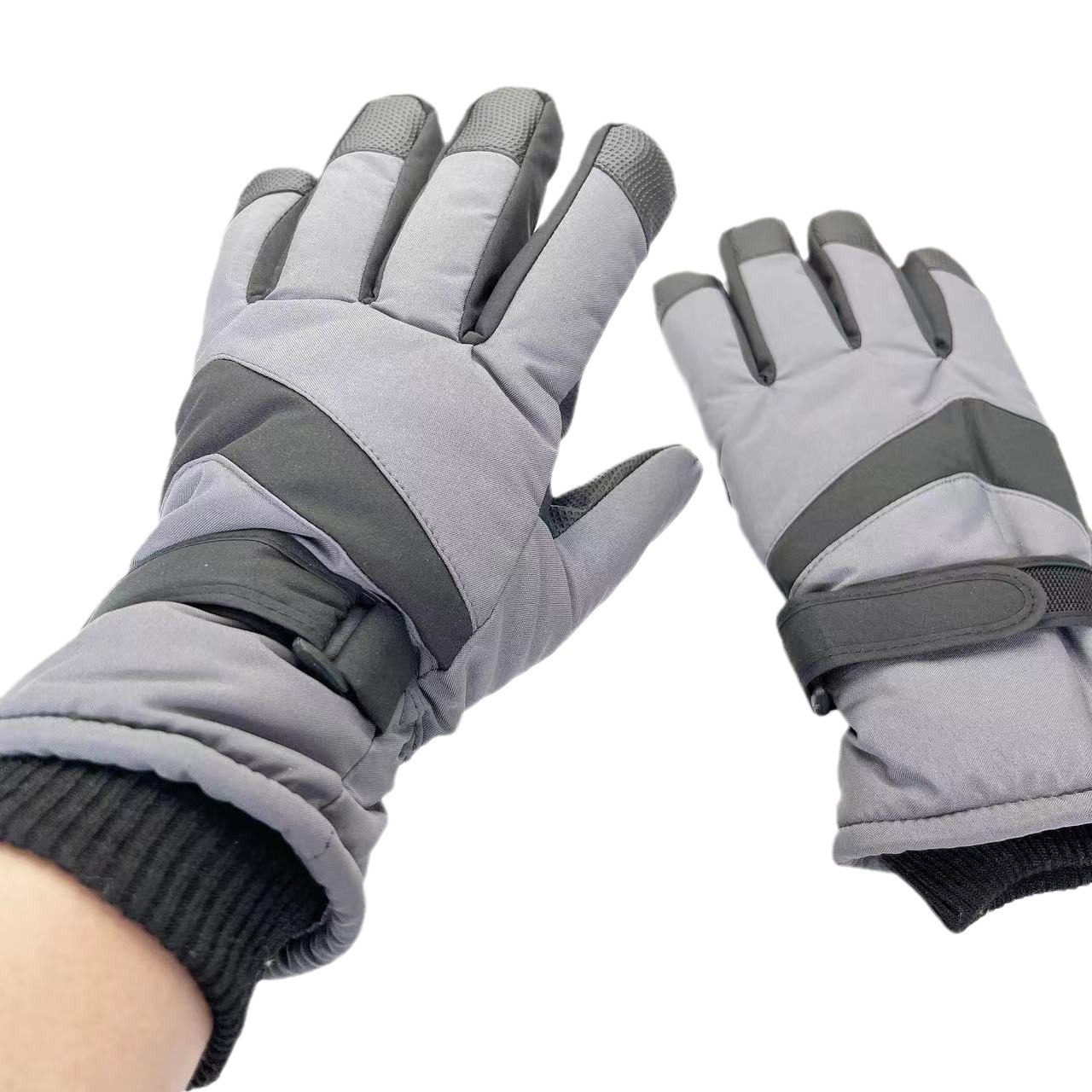 Guanti riscaldanti USB Guanti da sci invernali caldi riscaldanti palmo ispessito antiscivolo touch screen tessuto Oxford sport equitazione_voghion.com