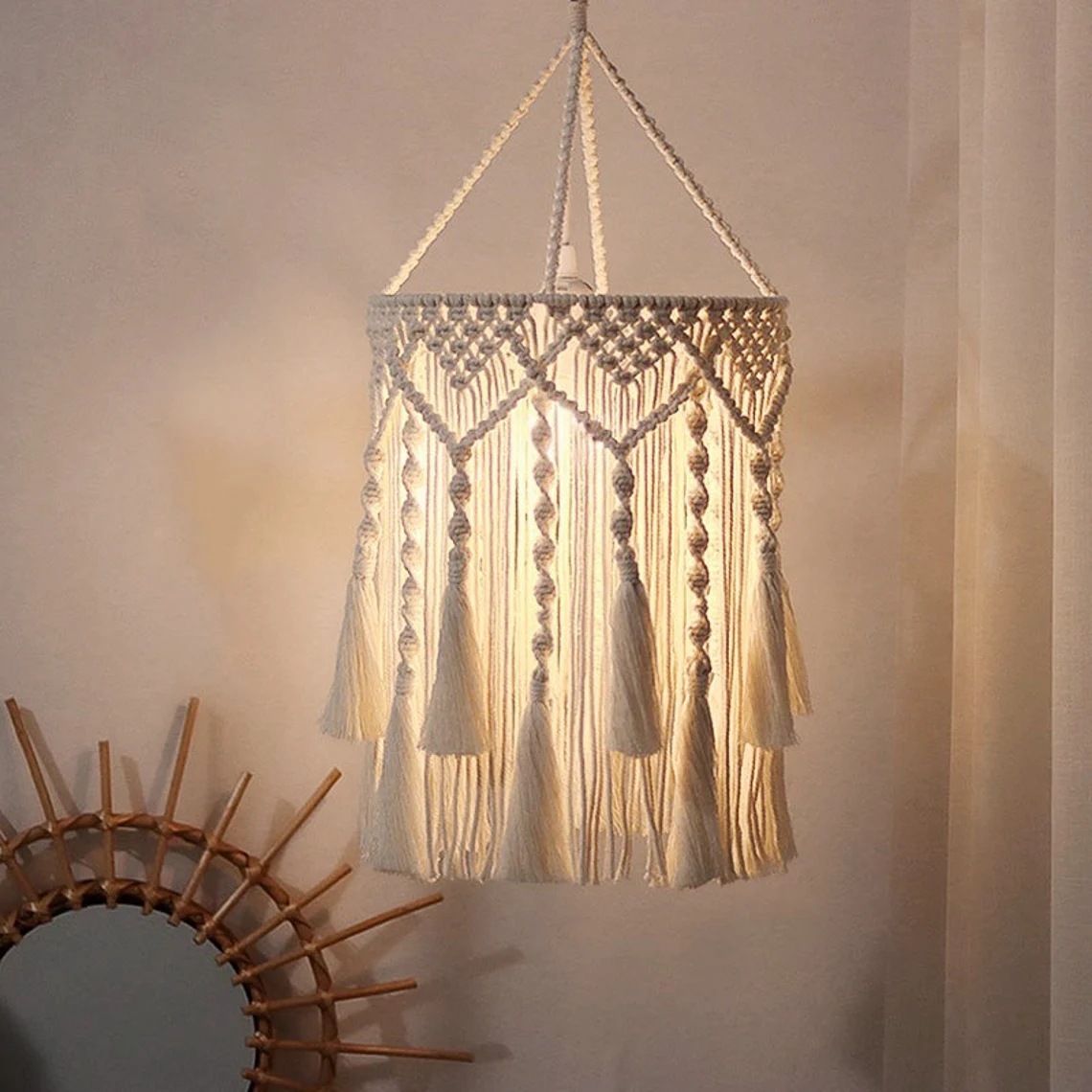 Simple Style Classic Style Solid Color Cotton Pendant Artificial Decorations display picture 1