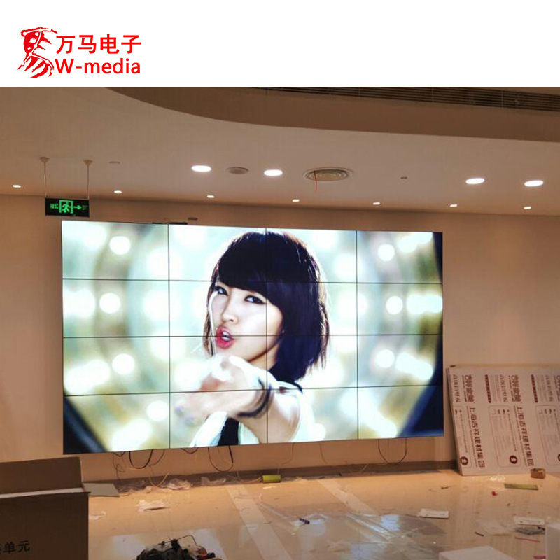 4X4 LCD splicing display 49 inch 55 inch 3.5mm stitching monitoring TV Wall seamless splicing manufacturers