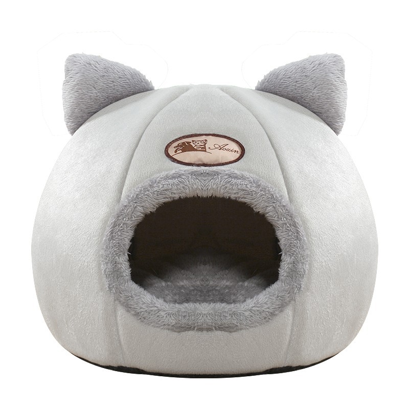 귀여운 고양이 머리 둥지