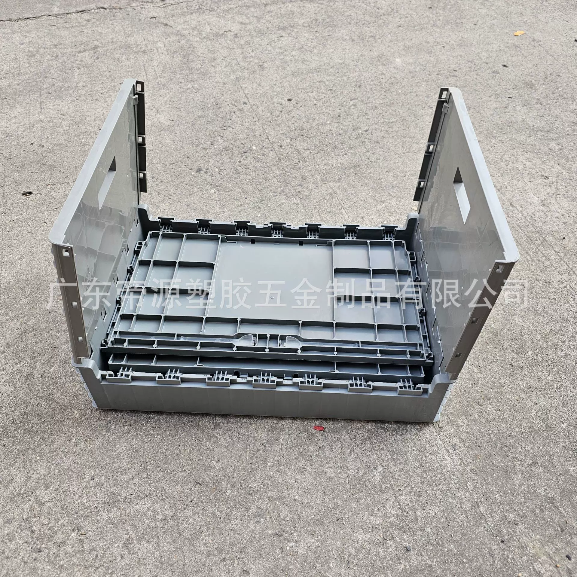 汽配折叠周转箱EUO4628防静电折叠箱4633带盖EU折叠EU箱耐用