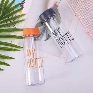 my bottleˮ��Ů�����ֵ���ϱ��\��ˮƿ������͸���YƷ���ӷ�ˤ
