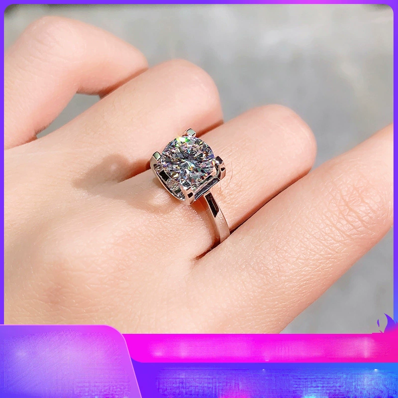 Wedding ring for beloved, 1 carat, Birthday gift