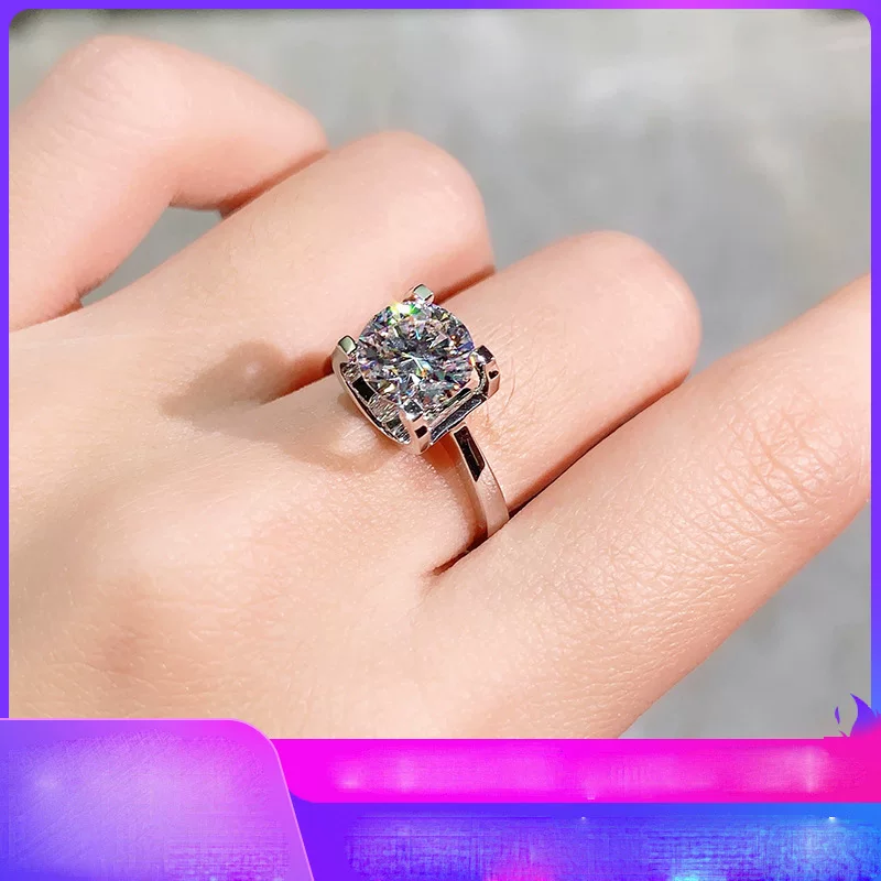 Wedding ring for beloved, 1 carat, Birthday gift