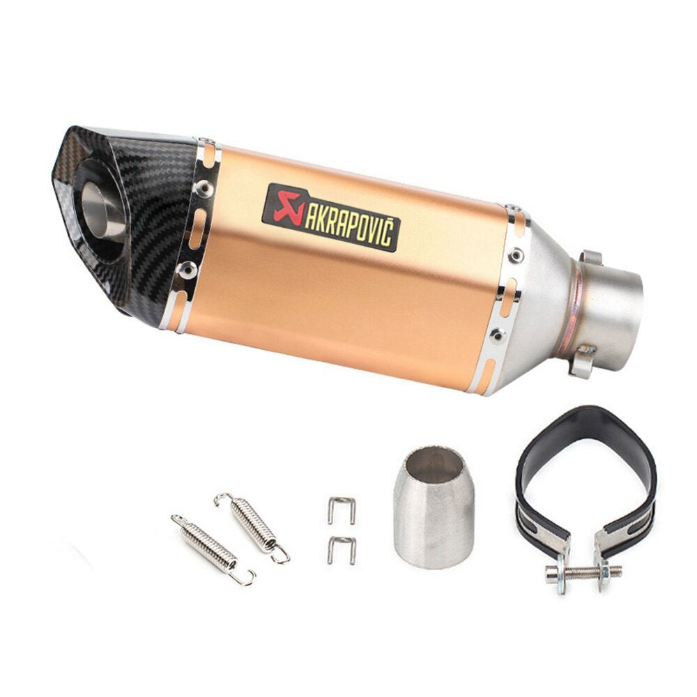 Factory direct motorcycle scooter modified exhaust pipe tail throat spring breeze NINJA small hexagonal round tail exhaust pipe