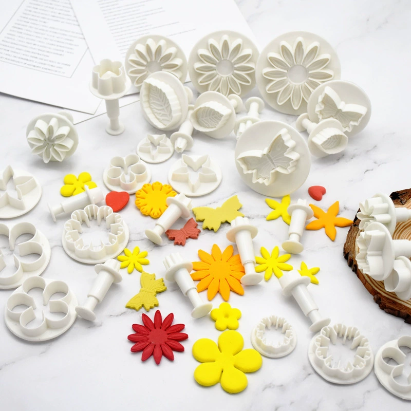 fondant, пластиковая форма с бабочкой, набор, ручной работы, 33 штуки