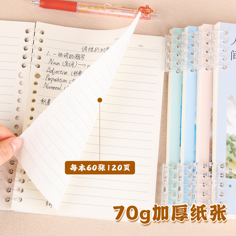 A5 estudiantes de alto valor de la cara cuaderno de notas de estilo antiguo creativo de la marea nacional engrosado cuaderno de notas al por mayor