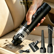 120W Wireless Car Vacuum Cleaner Car Rechargeable Wet and Dry Car Home Dual Use Super Suction High Power Vacuum Cleaner