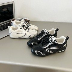 4.0 レーシングシューズ女性のための 2025 夏の新ファッション多用途道徳トレーニングシューズ本革メッシュ通気性暴走スポーツシューズ